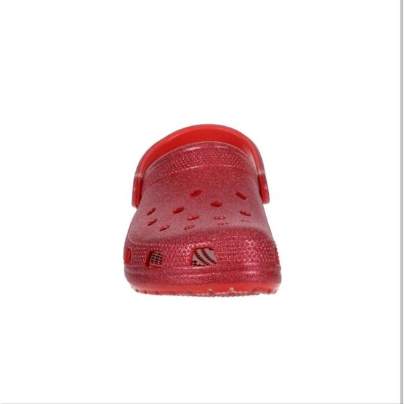 CROCS Sparkly Red Water Shoes - Picture 3 of 7
